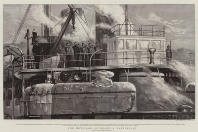 La sveglia a bordo di una nave da guerra da Joseph Nash